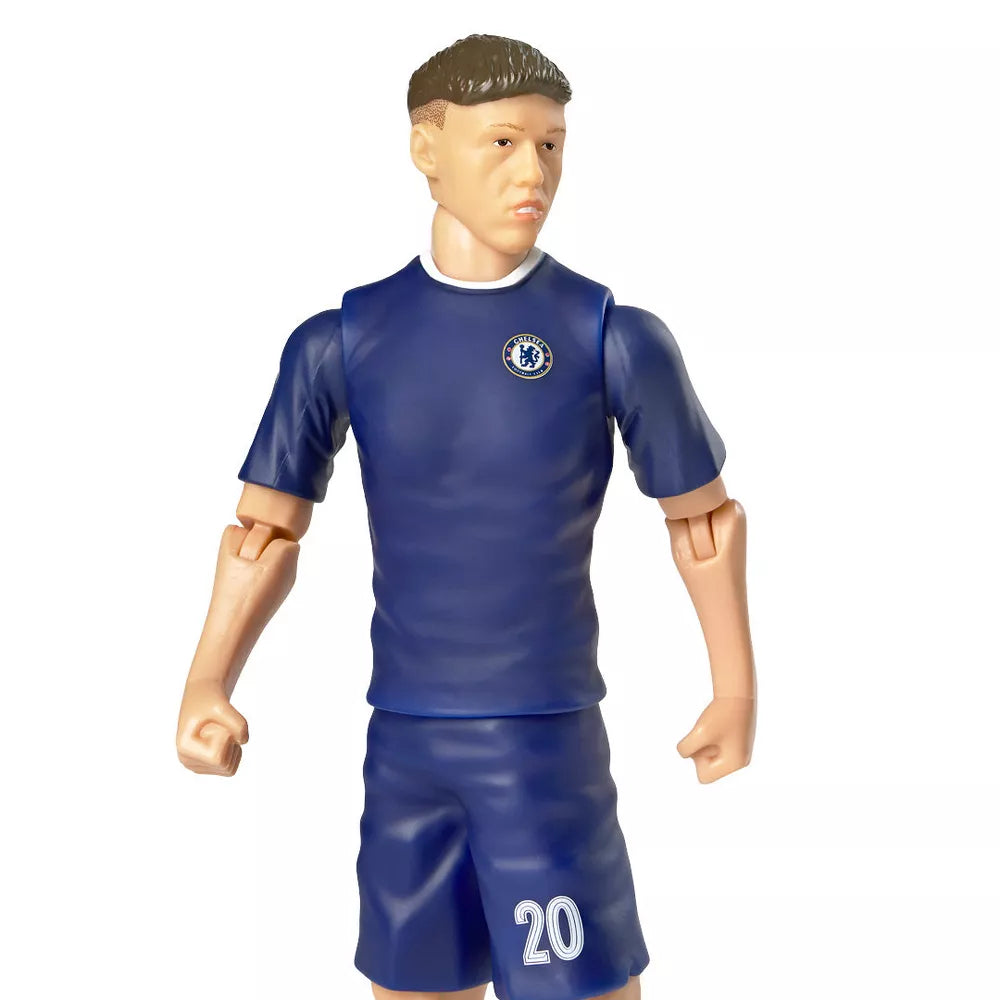 BanboToys Chelsea Cole Palmer 8" Collectible Soccer Action Figure - Blue