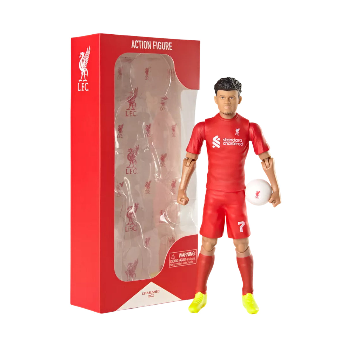 Banbo Liverpool Luis Diaz 8" Soccer Action Figure - Red
