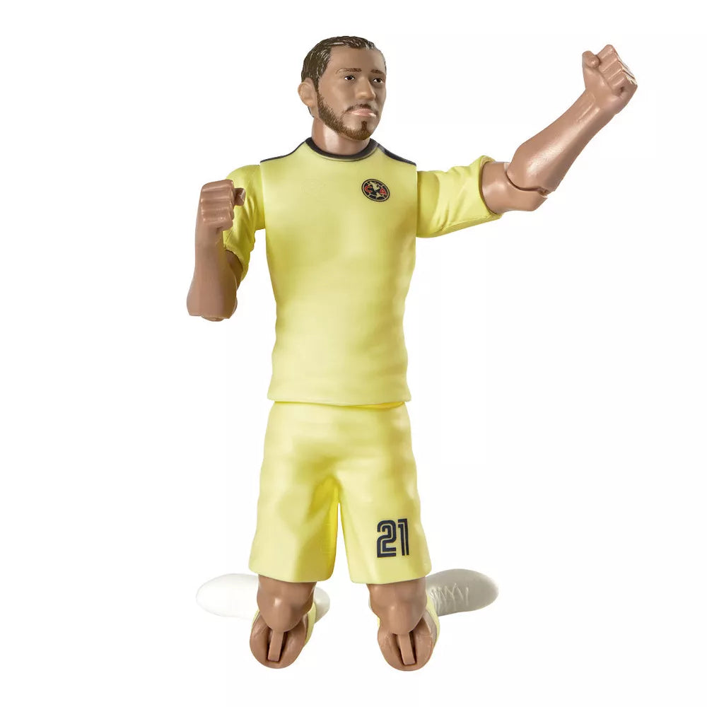 BanboToys America Mexico Henry Martin 8" Collectible Soccer Action Figure - Yellow
