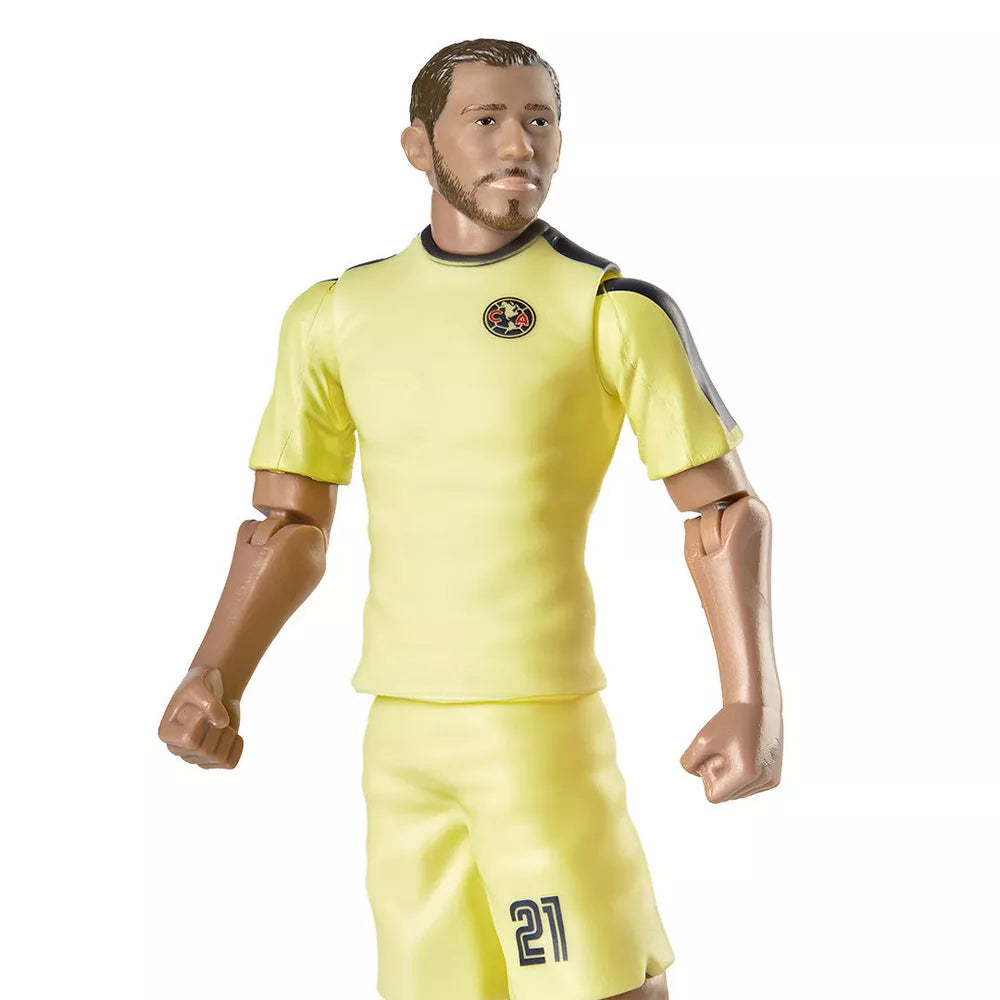 BanboToys America Mexico Henry Martin 8" Collectible Soccer Action Figure - Yellow