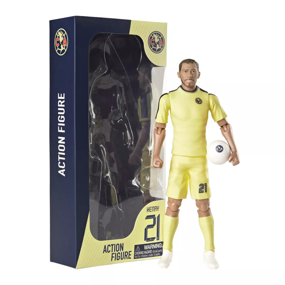 BanboToys America Mexico Henry Martin 8" Collectible Soccer Action Figure - Yellow