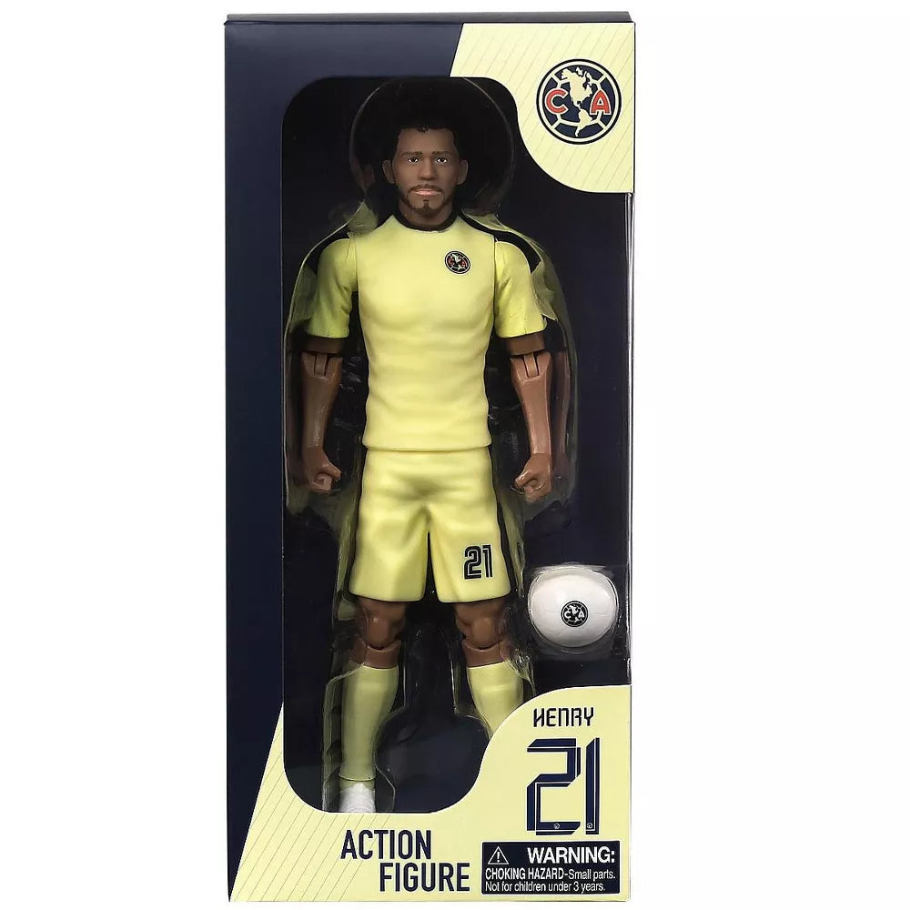 BanboToys America Mexico Henry Martin 8" Collectible Soccer Action Figure - Yellow