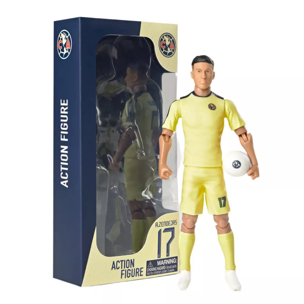 BanboToys America Mexico Alejandro Zendejas 8" Collectible Soccer Action Figure - Yellow