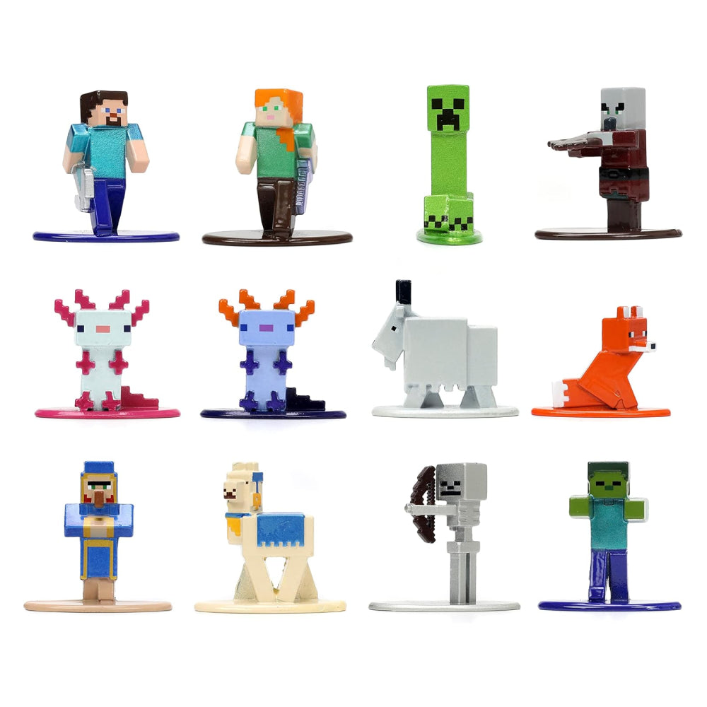 Figuras nano de Jada Toys Nano Metalfigs Minecraft Caves & Cliffs, paquete individual (surtido)