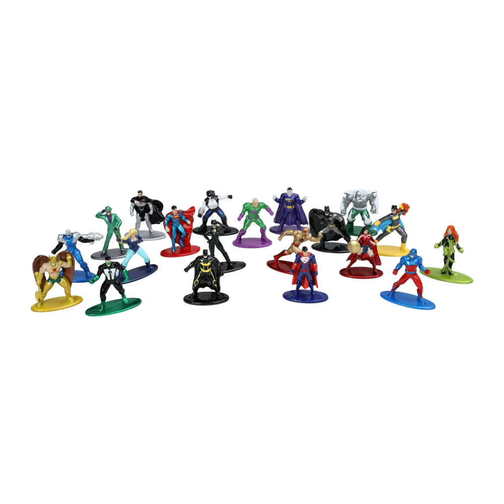 Figuras coleccionables de metal fundido a presión de DC Comics de Jada Toys (paquete de 20)