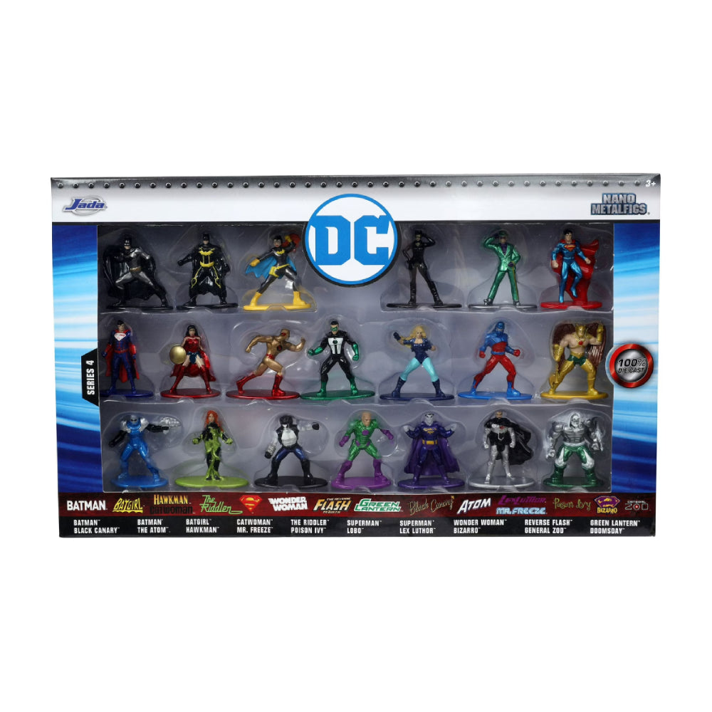 Figuras coleccionables de metal fundido a presión de DC Comics de Jada Toys (paquete de 20)