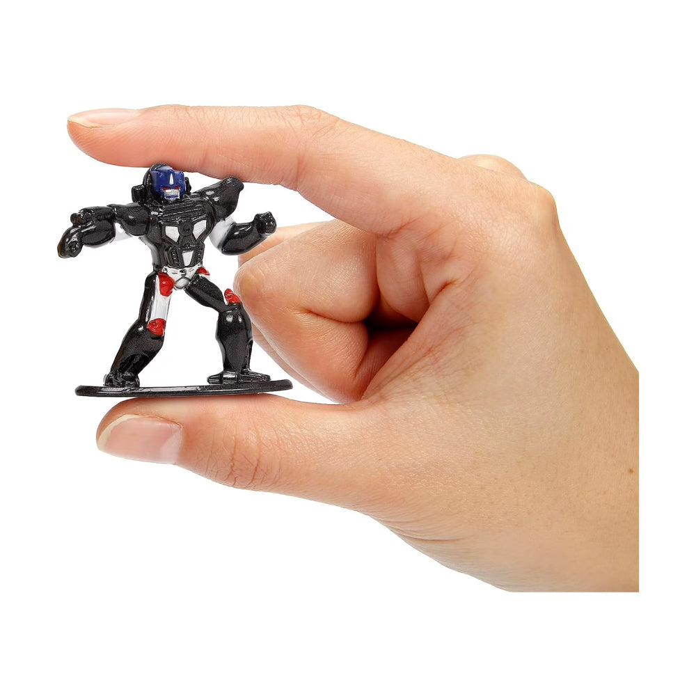 Figuras de metal Nano de Transformers de Jada Toys (juego de 18)