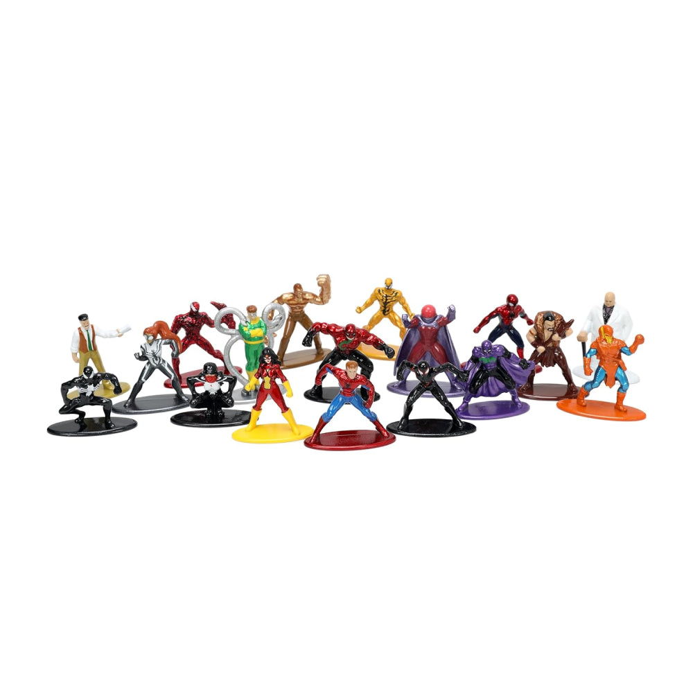 Figuras de Spider-Man de Marvel de Jada Toys (juego de 18)