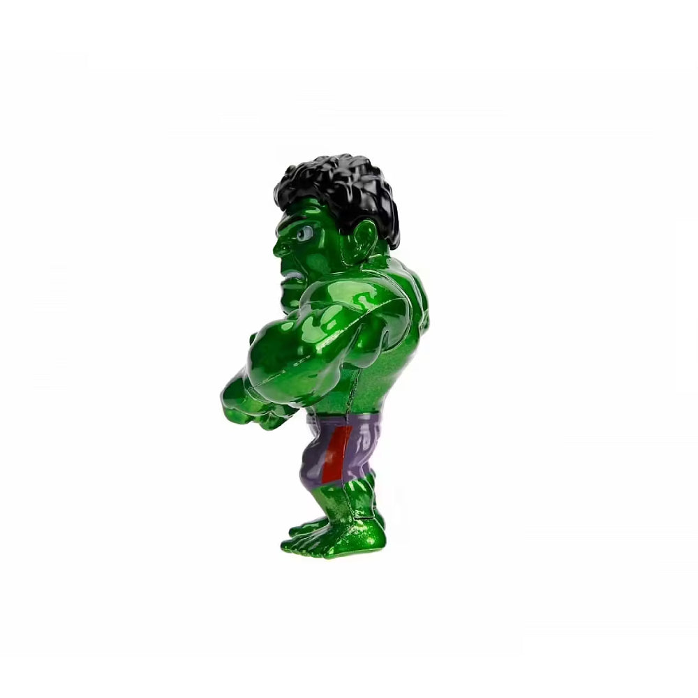 Figura de acción de fundición a presión de Hulk de los Vengadores de Marvel de Jada Toys, color verde