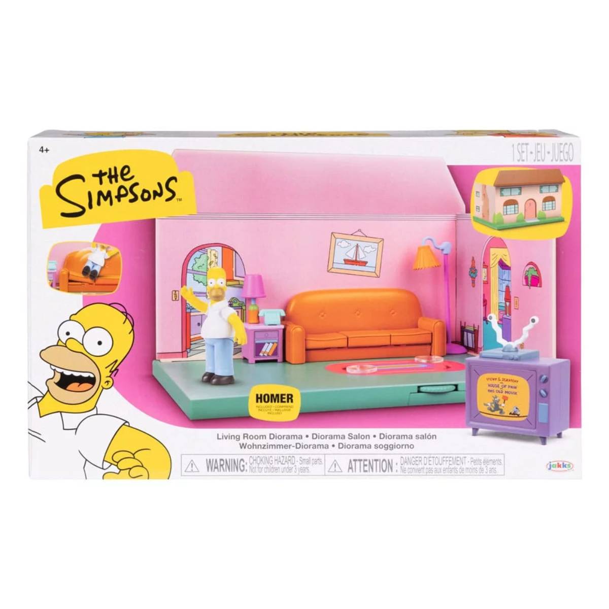 Jakks Pacific The Simpsons Living Room Diorama Playset