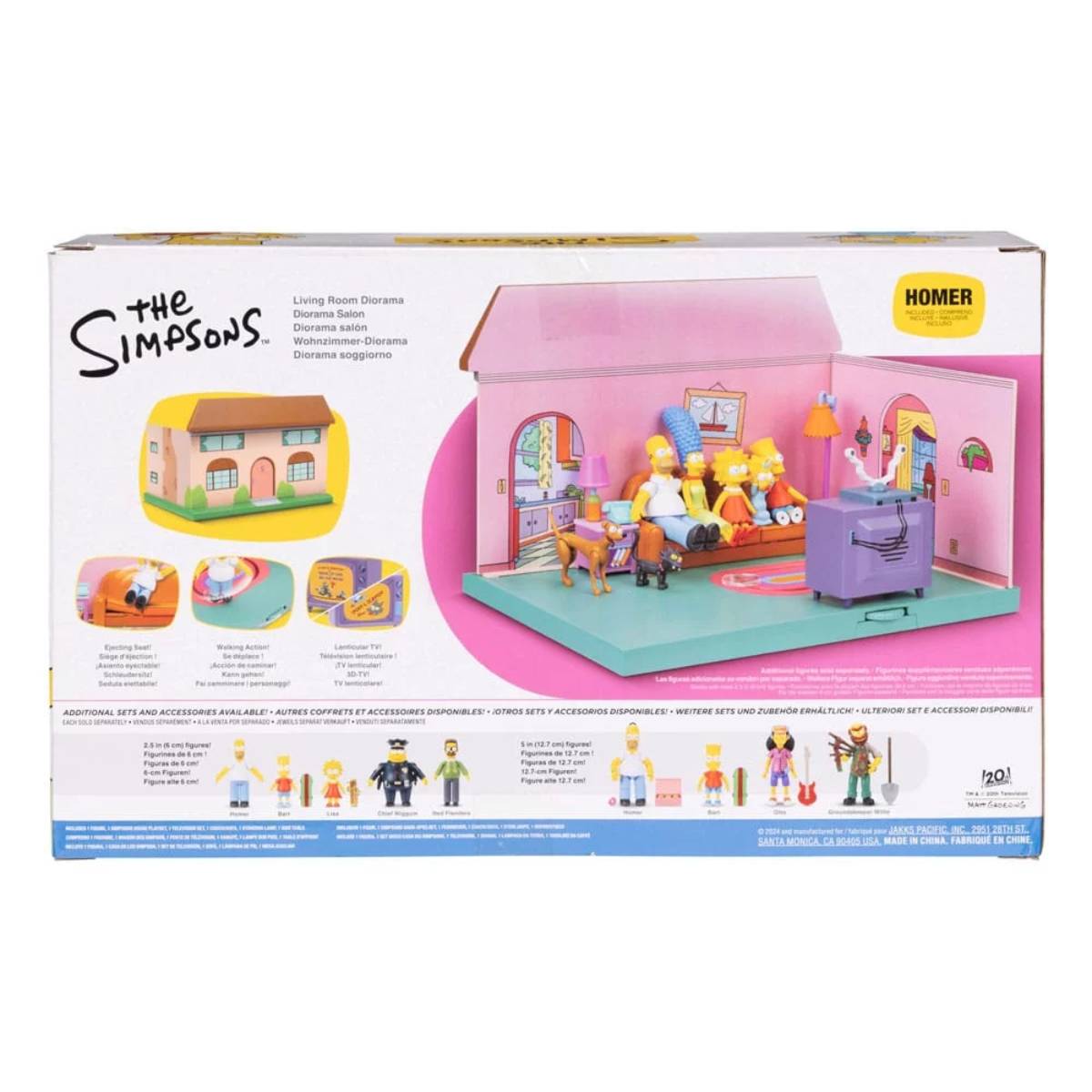 Jakks Pacific The Simpsons Living Room Diorama Playset