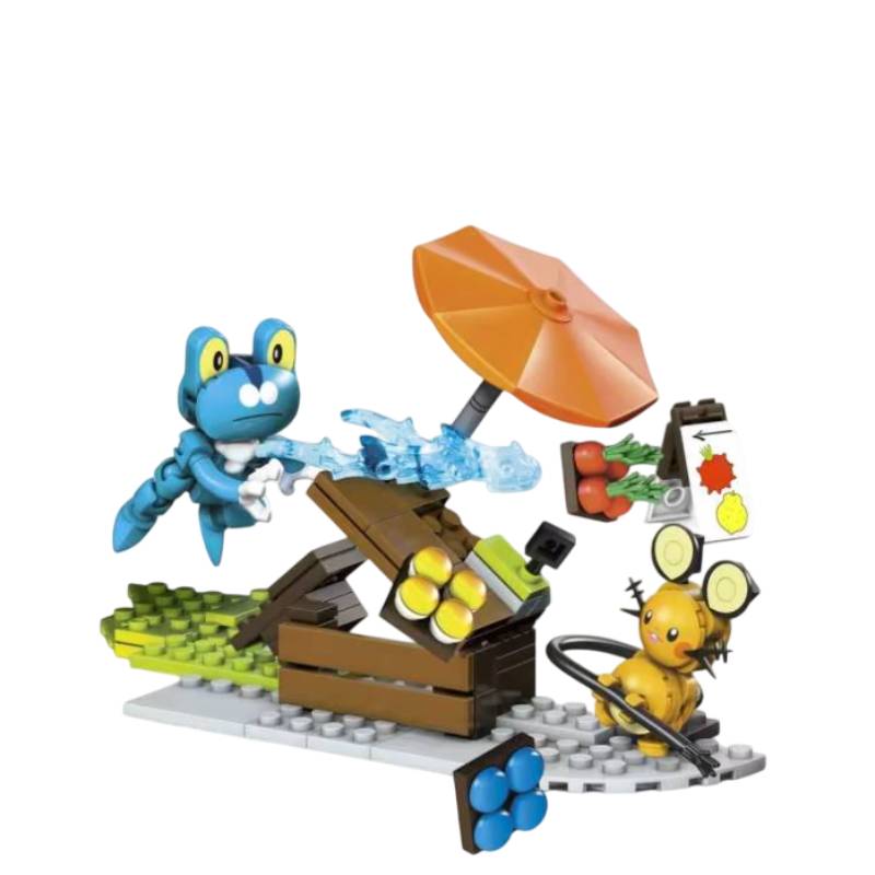 Mattel Mega Pokemon Building Toyset With Action Figure and Diorama- Assortment