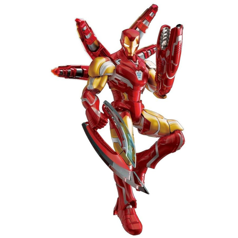 Blokees Marvel The Infinity Saga Champion Class 5.3" Iron Man Model Kit - Red