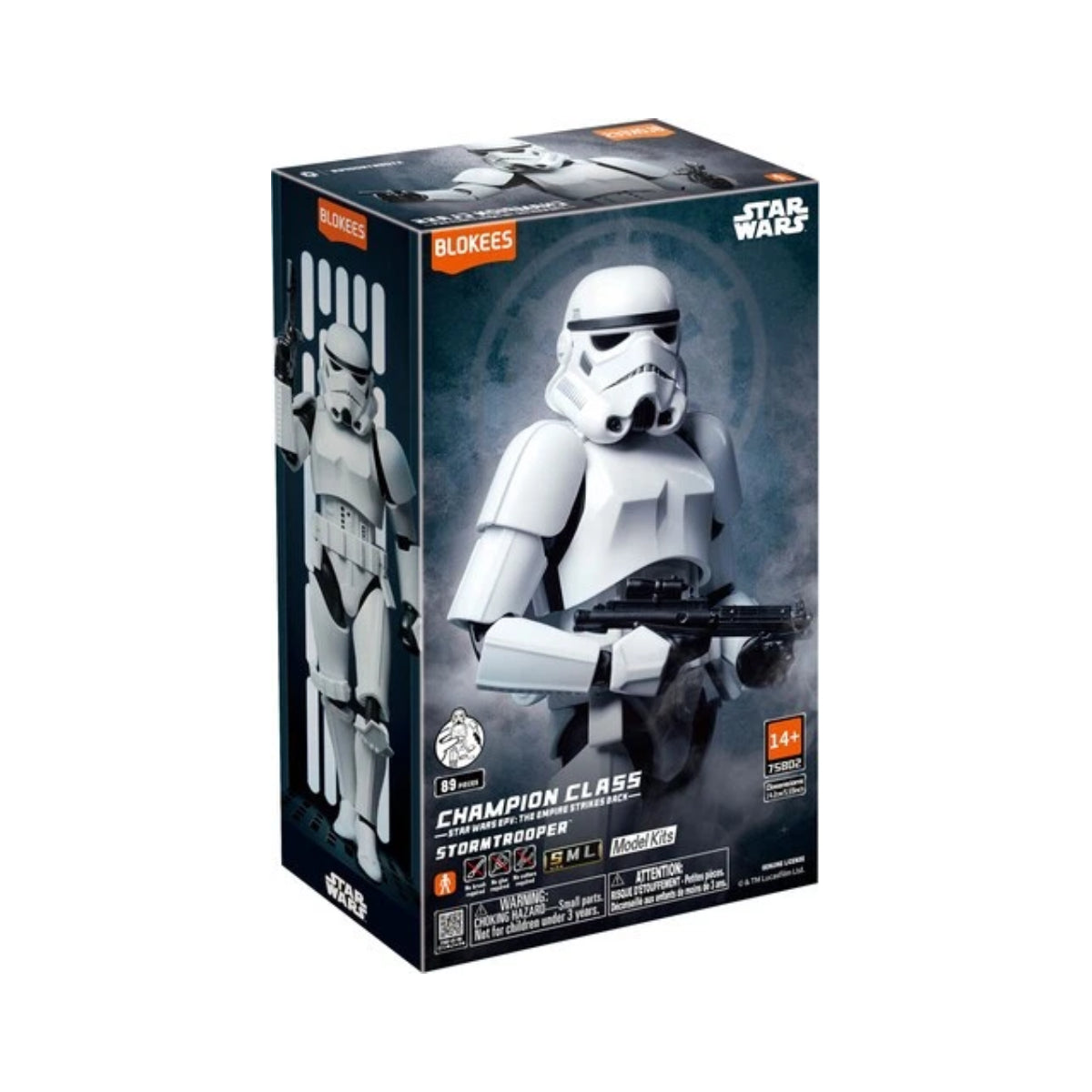 Blokees Star Wars EPV: The Empire Strikes Back Champion Class 02 Stormtrooper Model Kit (89-Pieces)