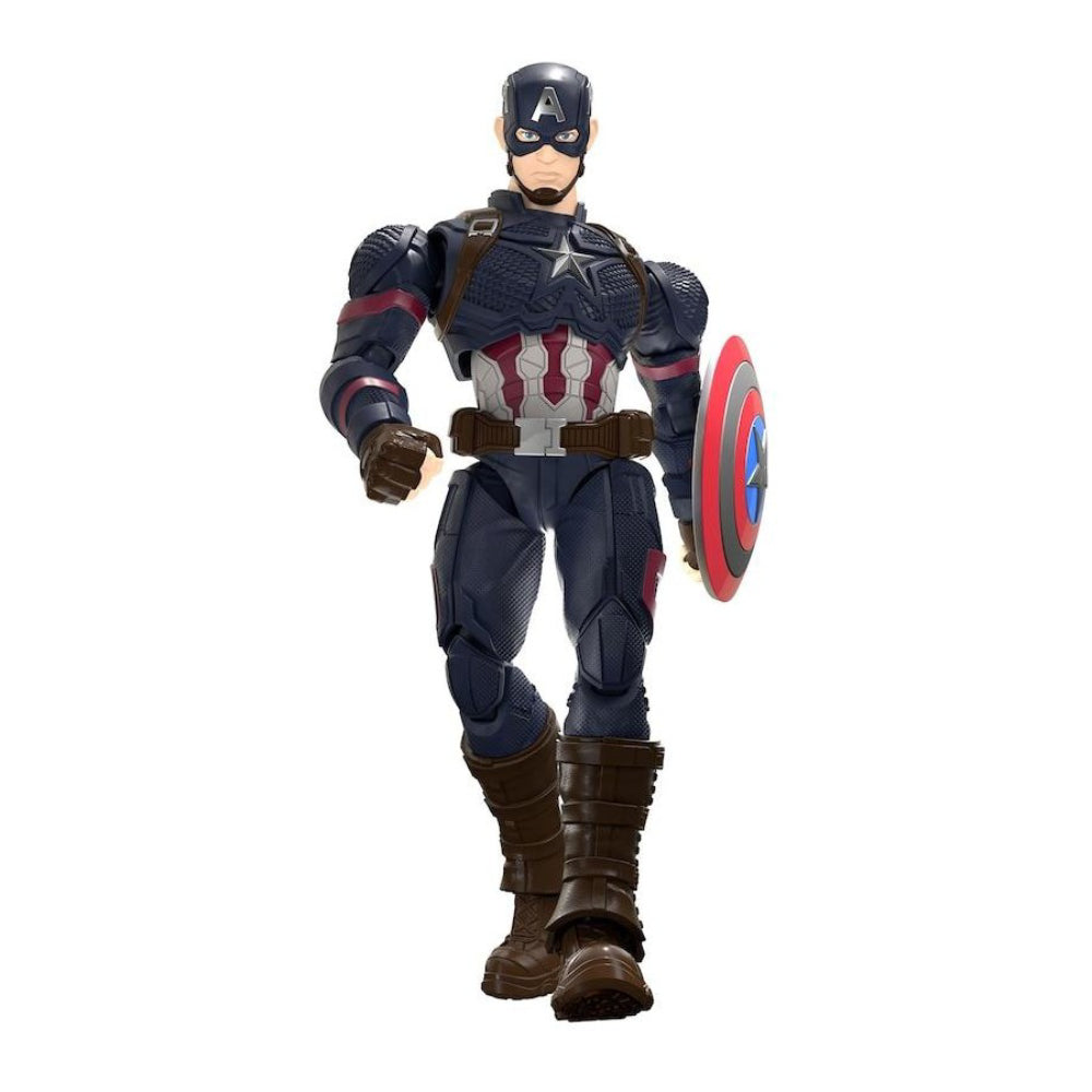 Blokees Marvel The Infinity Saga Champion Class 5.3" Captain America Model Kit - Blue