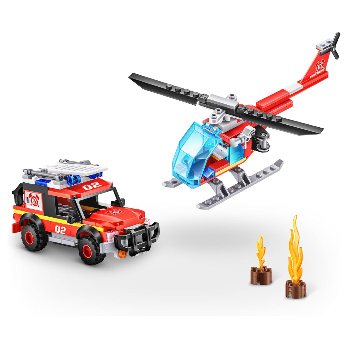 Max Adventure Series 1 Fire Station Playset (238-Pieces)