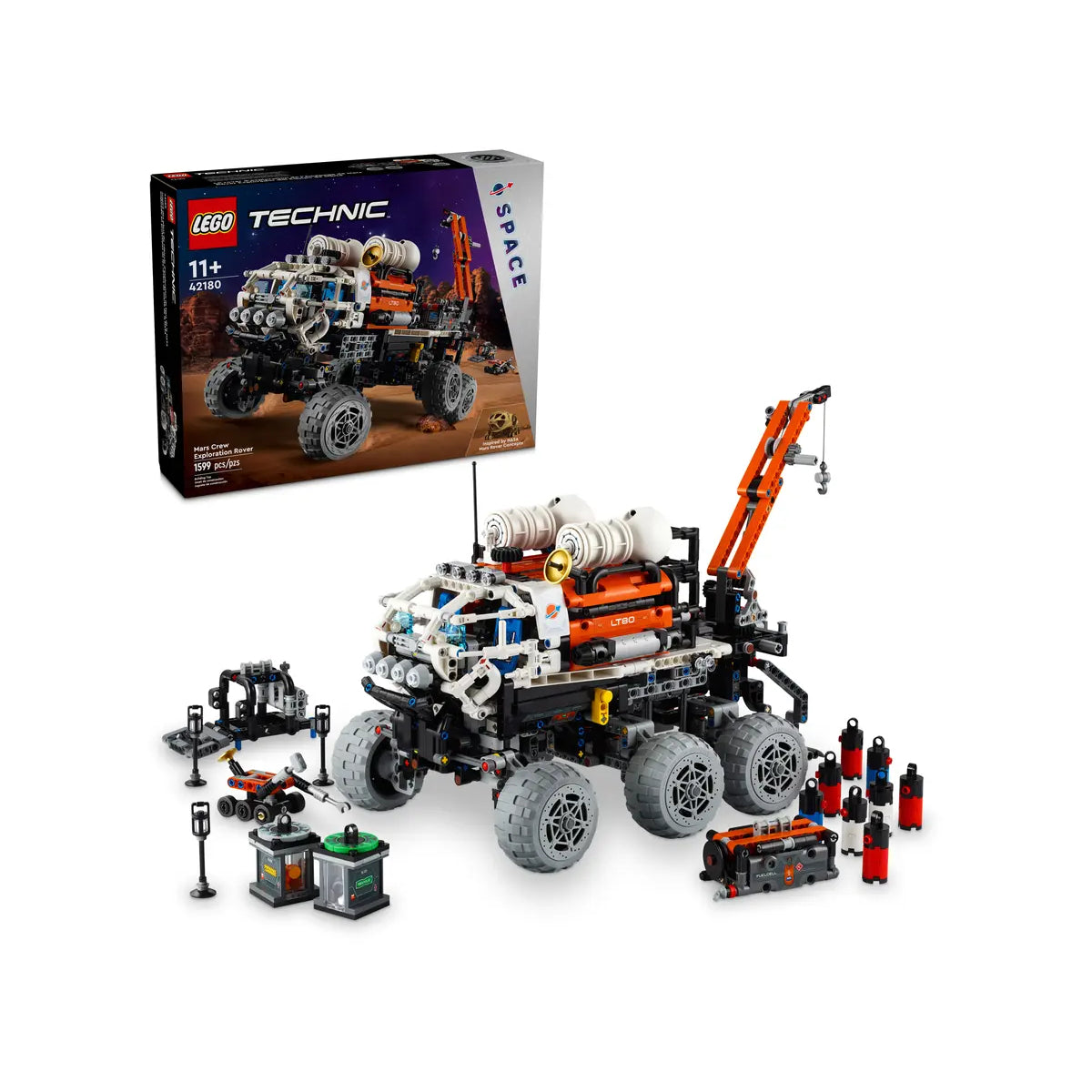 Juego de construcción LEGO Technic Mars Crew Exploration Rover (1599 piezas)