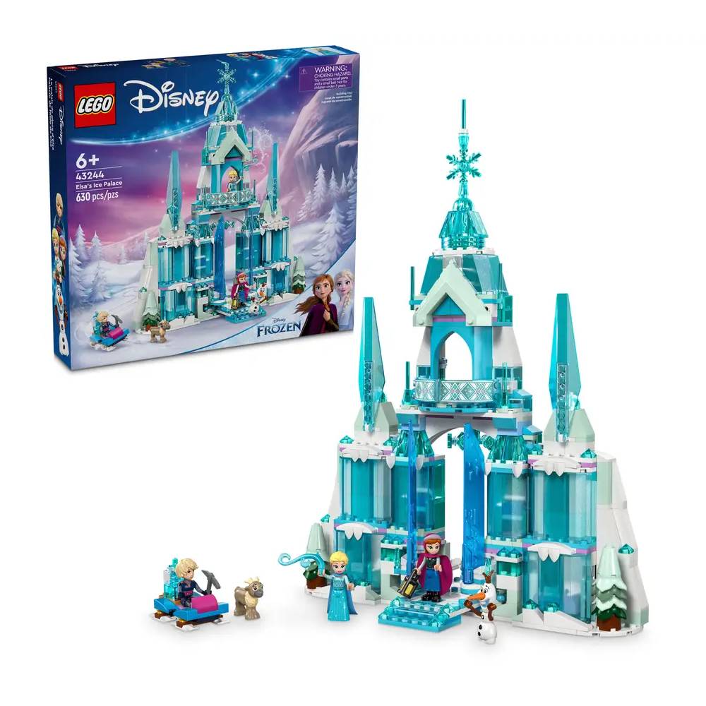 LEGO Elsa's Ice Palace Building Toy Set (630-Pieces)
