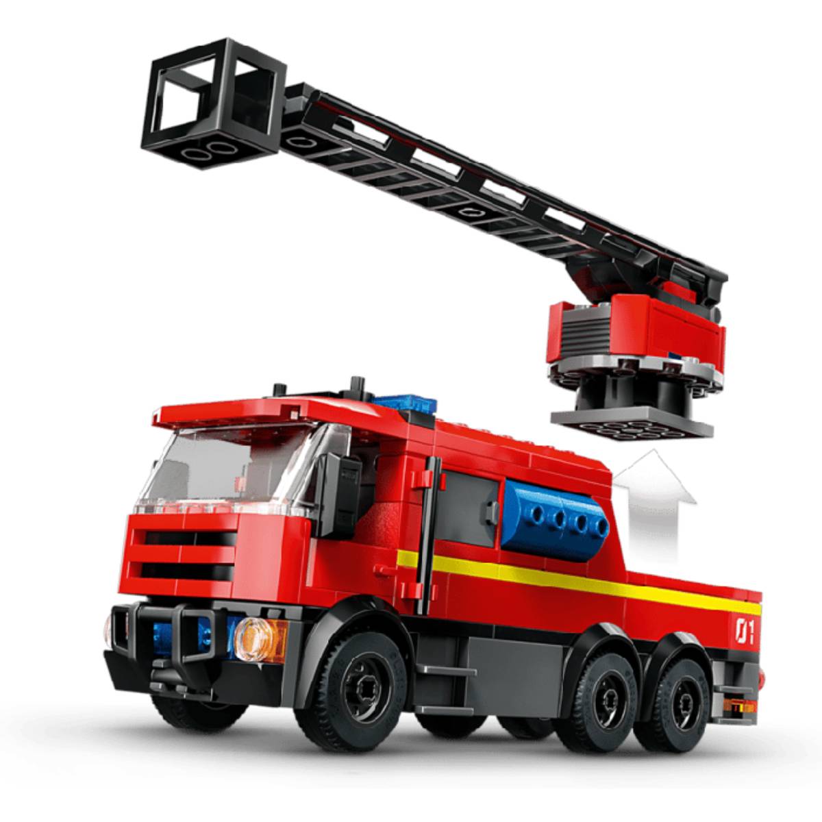 LEGO City Fire Station with Fire Truck Building Toy Set (843-Pieces)