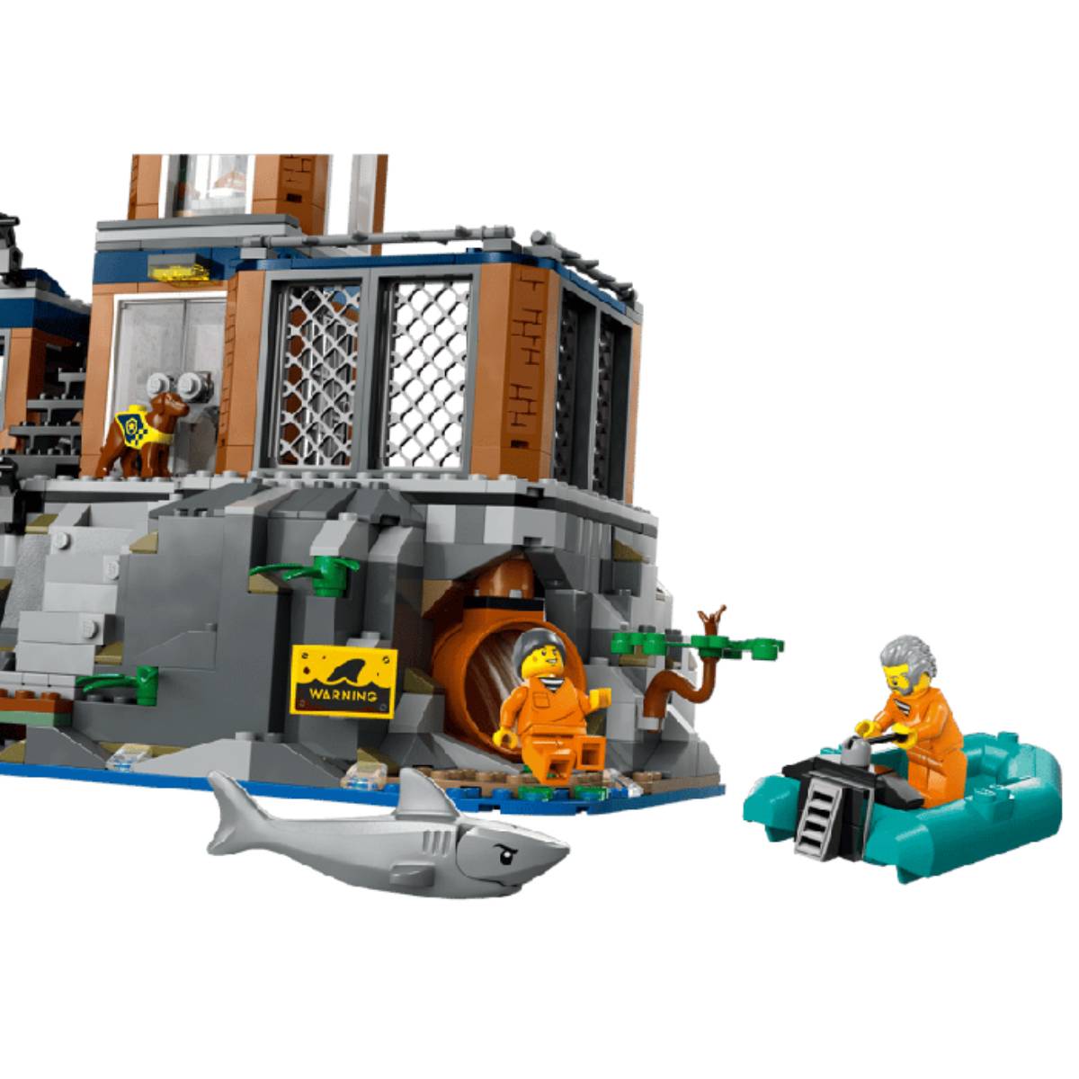 Juego de construcción LEGO City Police Prison Island (980 piezas)