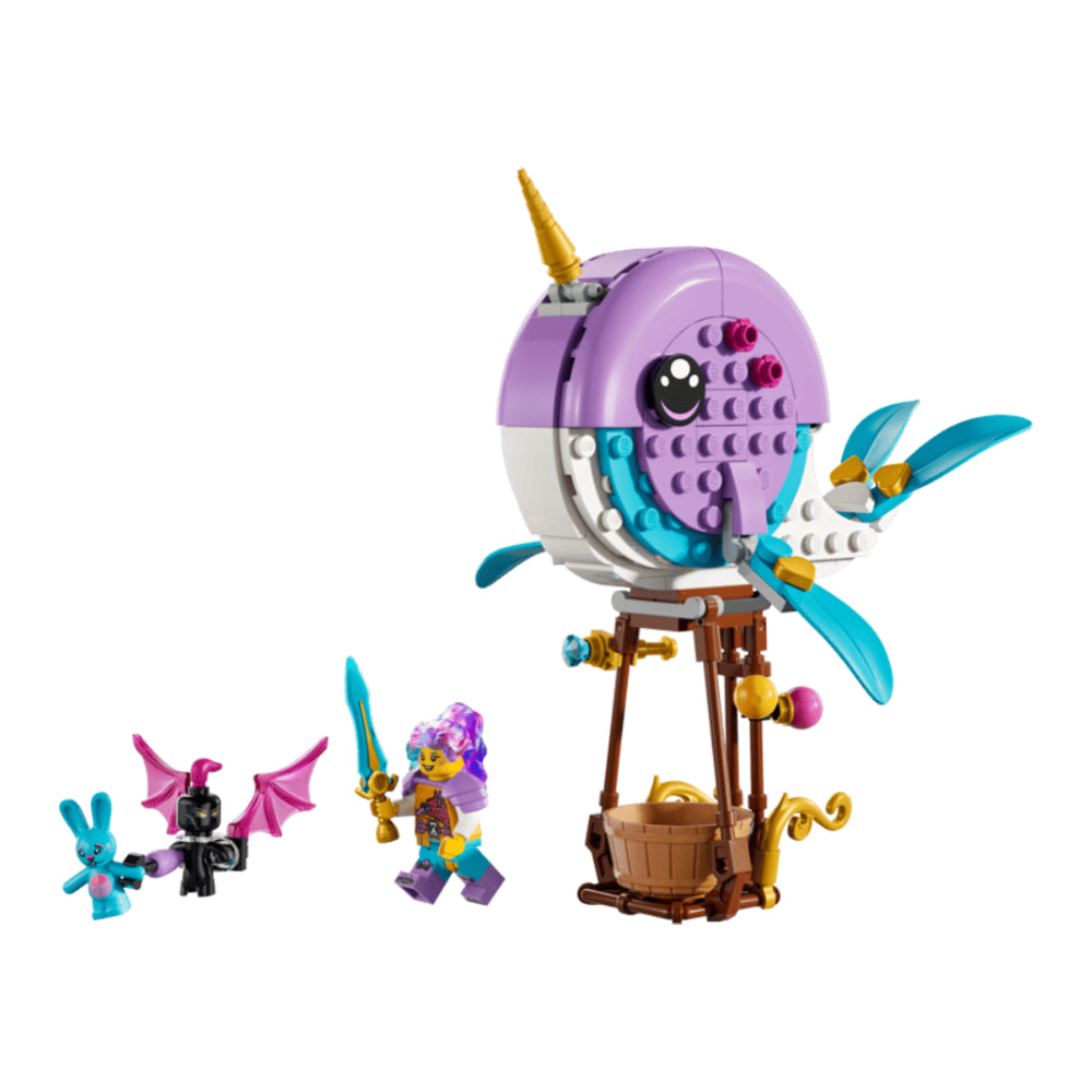LEGO DREAMZzz Izzie's Narwhal Hot-Air Balloon Building Toy Set (156-Pieces)