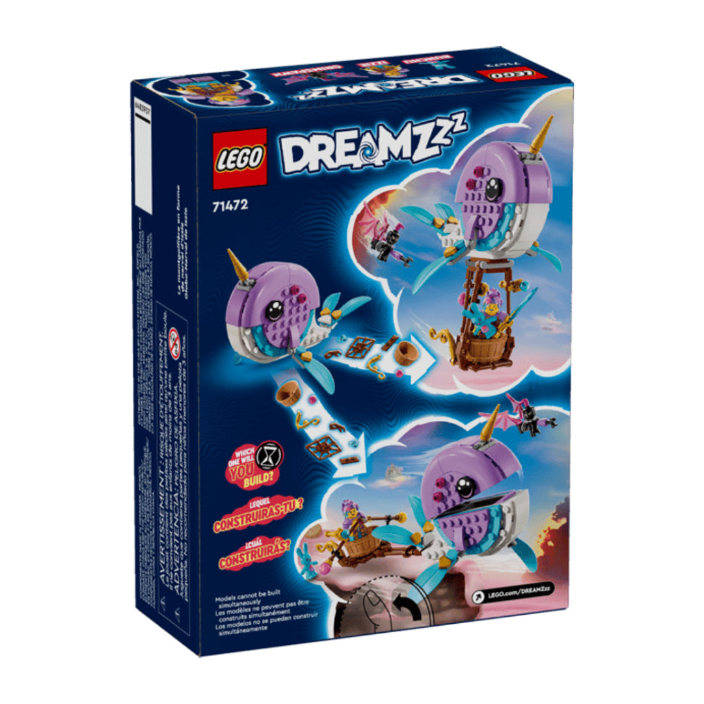 LEGO DREAMZzz Izzie's Narwhal Hot-Air Balloon Building Toy Set (156-Pieces)
