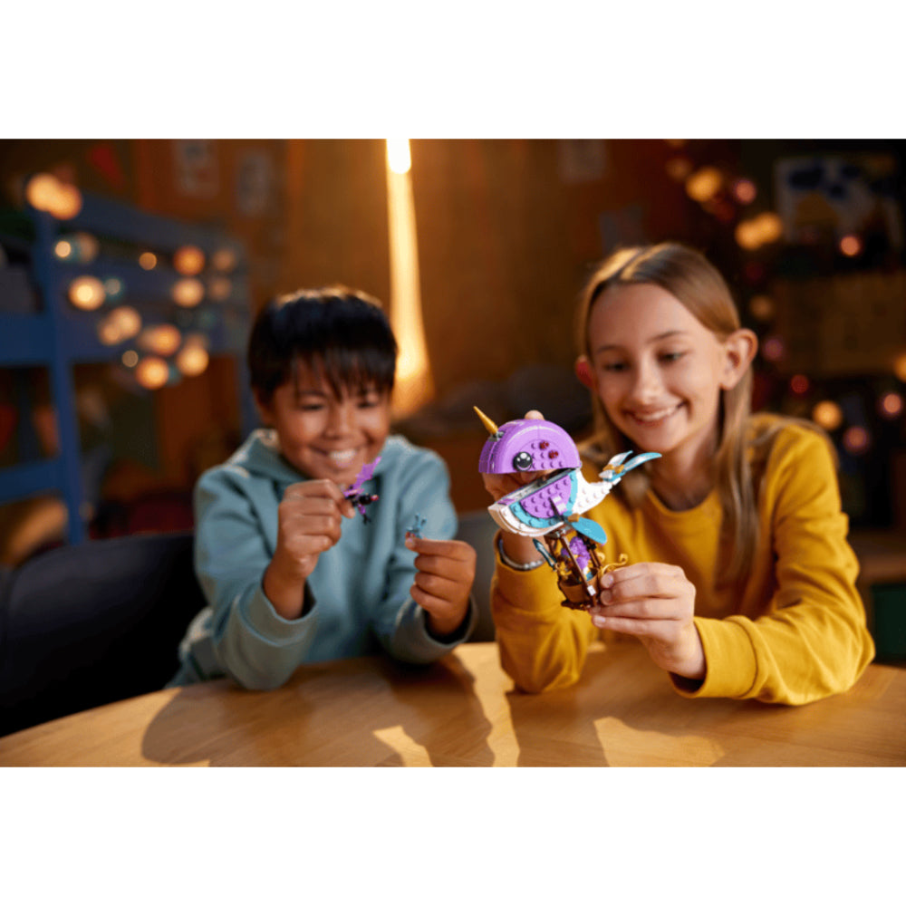 LEGO DREAMZzz Izzie's Narwhal Hot-Air Balloon Building Toy Set (156-Pieces)