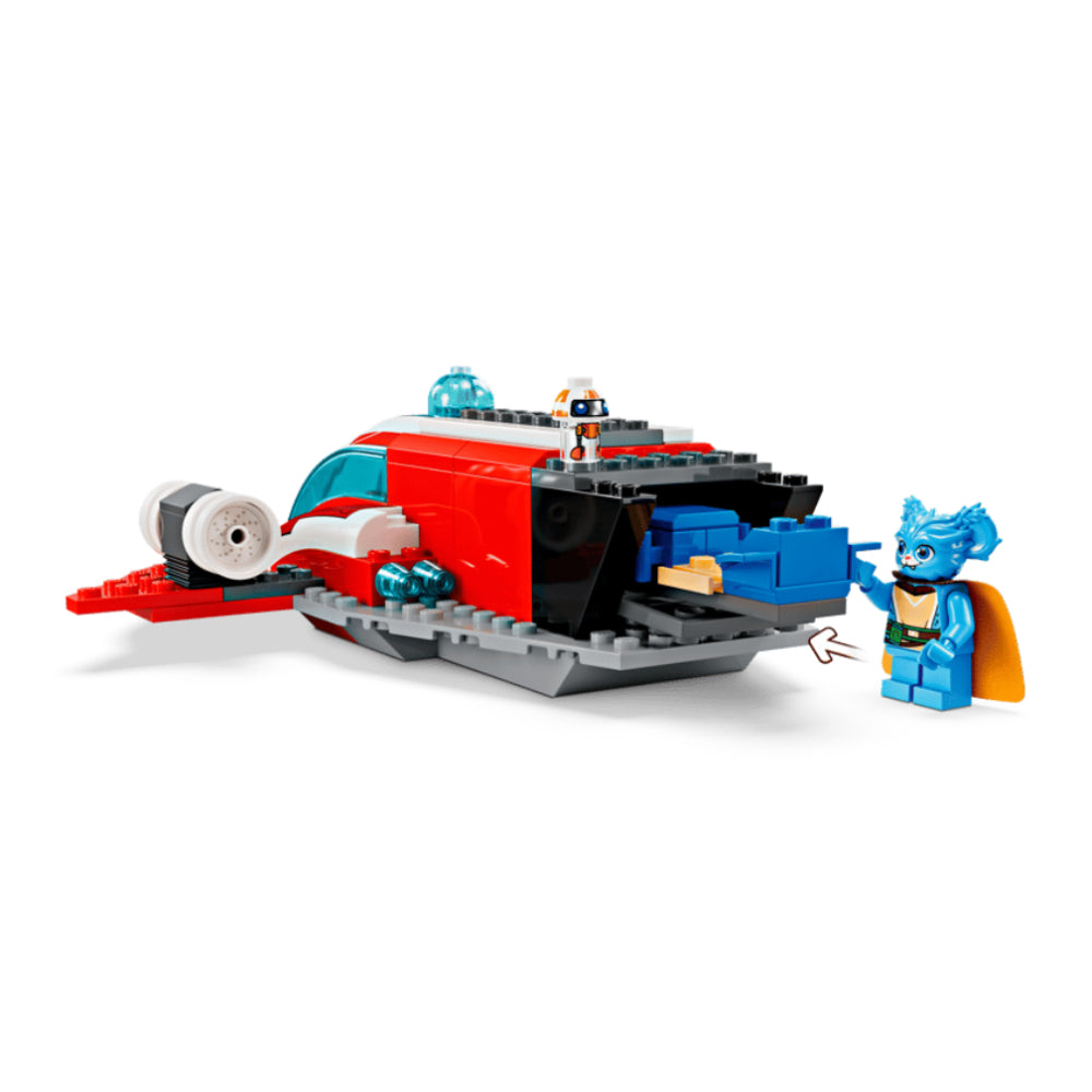 Juego de construcción LEGO Star Wars: El Halcón de Fuego Carmesí (136 piezas)