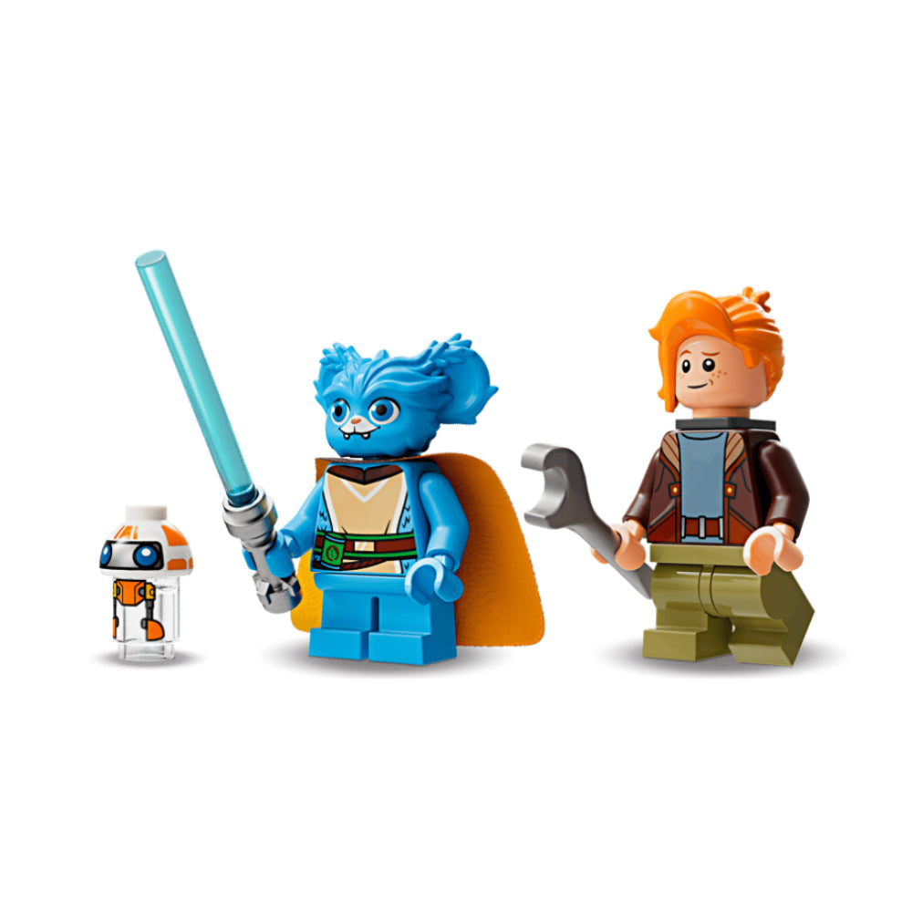 Juego de construcción LEGO Star Wars: El Halcón de Fuego Carmesí (136 piezas)