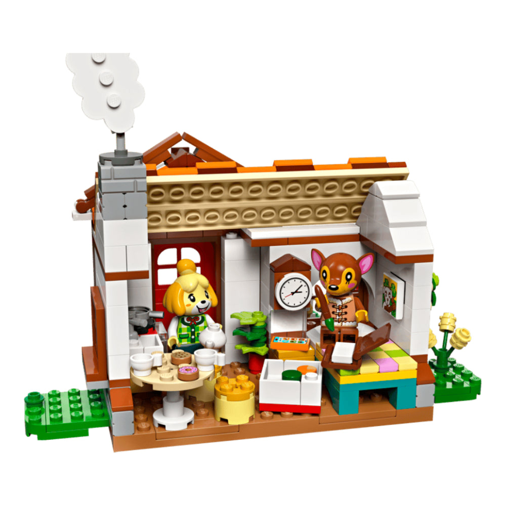 Juego de construcción LEGO Animal Crossing Visita a la casa de Isabelle (389 piezas)
