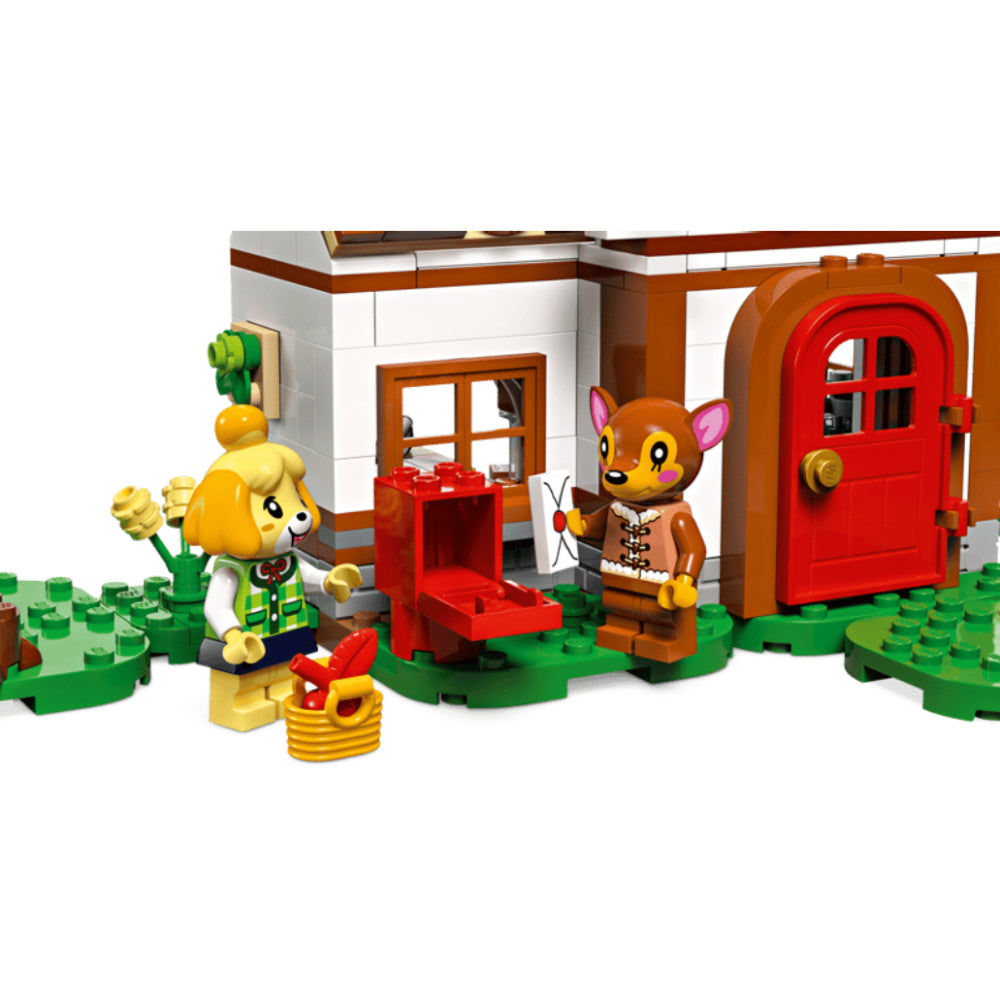 Juego de construcción LEGO Animal Crossing Visita a la casa de Isabelle (389 piezas)