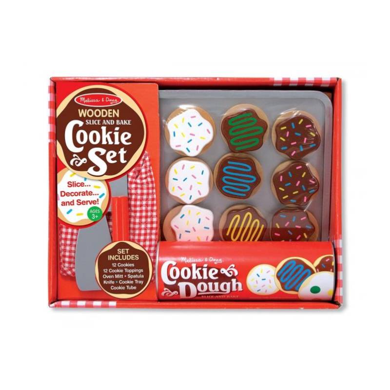 Melissa & Doug Wooden Slice And Bake Cookie Playset