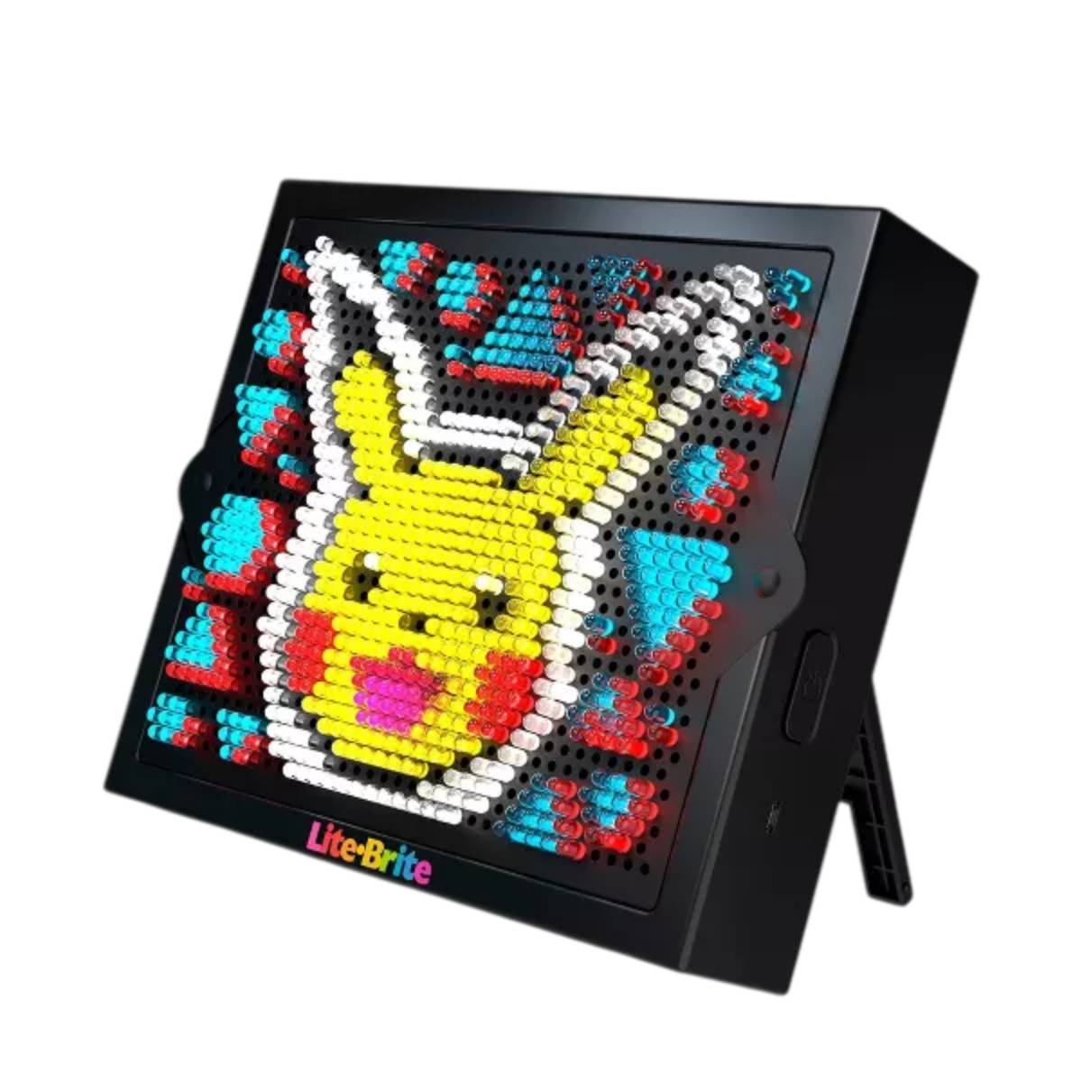 Lite-Brite Pokemon Super Bright HD Grid Light Up Toy - Black