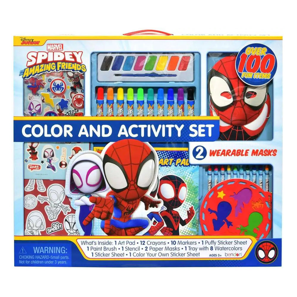 Disney Marvel Spidey and His Amazing Friends Color and Activity Set (31-Piece)