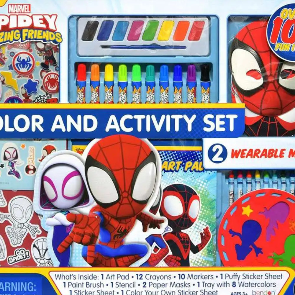 Disney Marvel Spidey and His Amazing Friends Color and Activity Set (31-Piece)