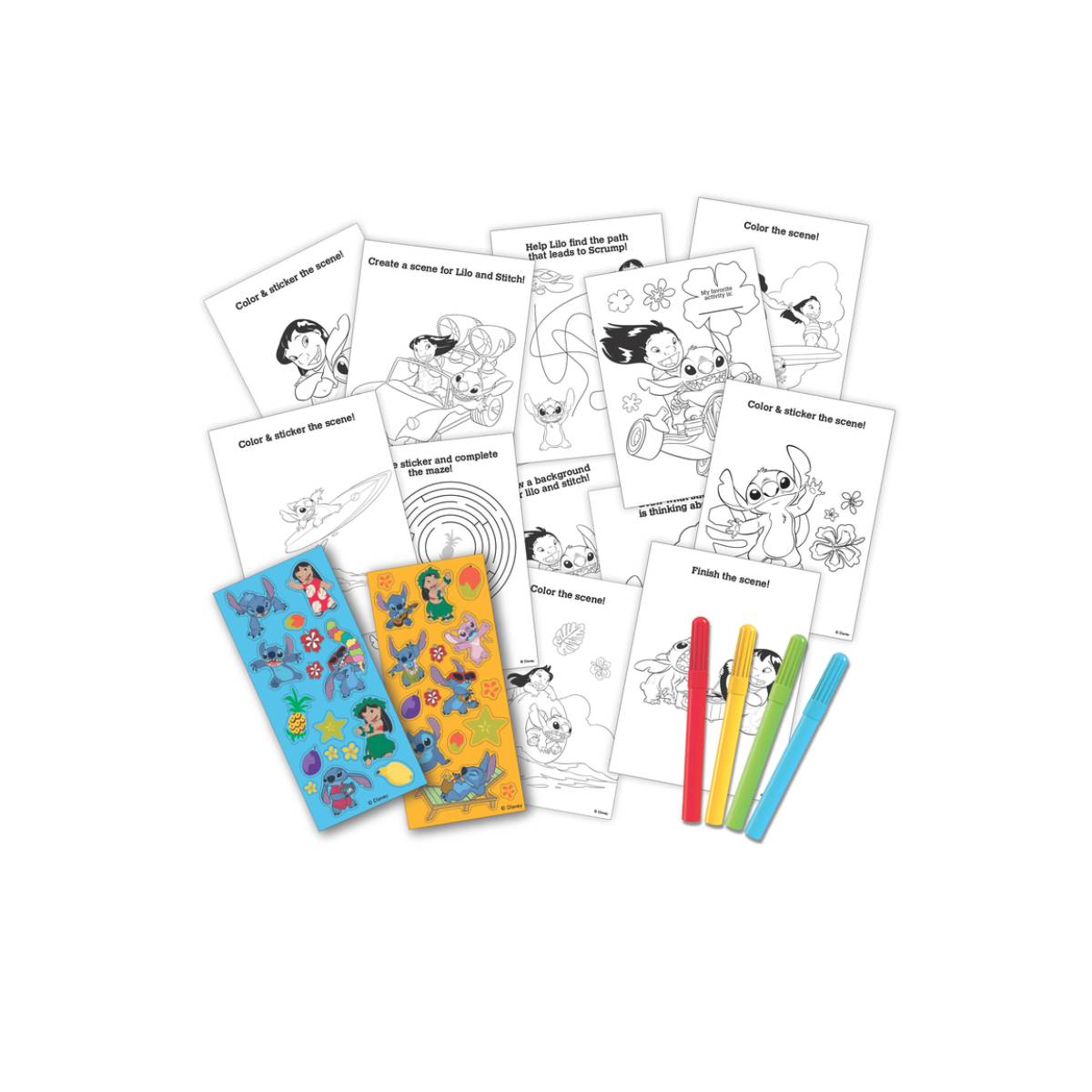 Disney Stitch Stow and Go Activity Kit