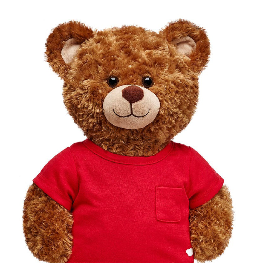 Build-A-Bear Pocket T-Shirt for Teddy Bear - Red
