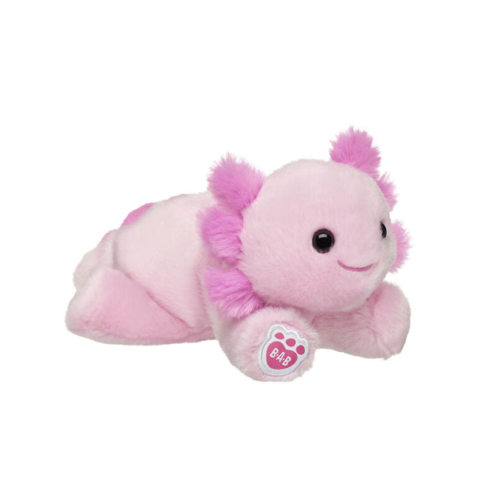 Build-A-Bear 6" Mini Beans Axolotl Stuffed Animal Plush Toy - Pink