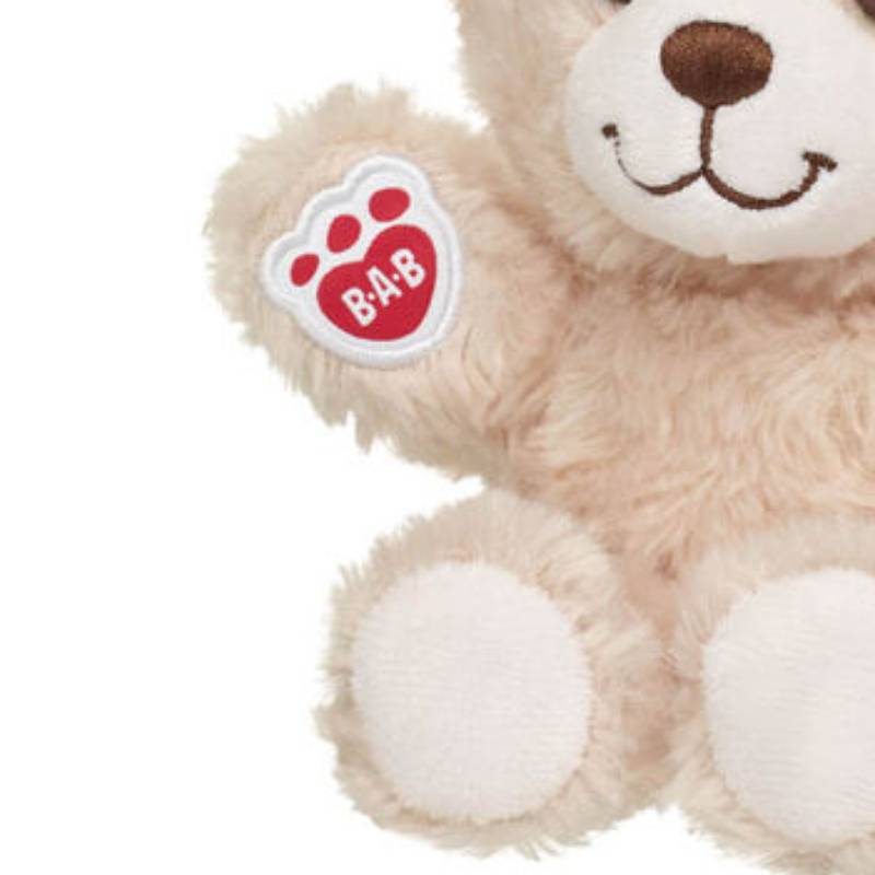 Build-A-Bear 7" Mini Beans Happy Hugs Teddy Bear Plush Toy - Beige