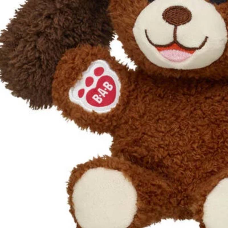 Build-A-Bear 7" Mini Beans Playful Pup Plush Toy - Brown