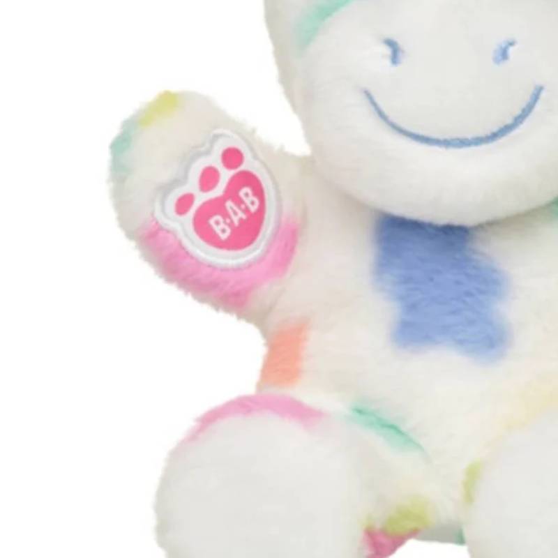 Build-A-Bear 7" Mini Beans Pastel Cow Plush Toy - White