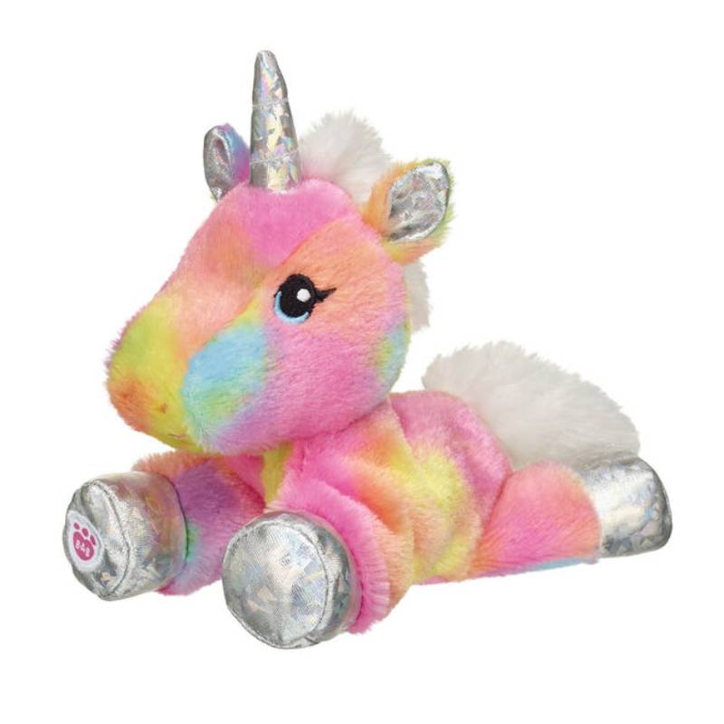 Build-A-Bear 6" Mini Beans Rainbow Unicorn Toy