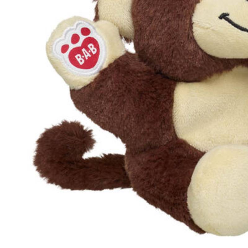 Build-A-Bear 7" Mini Beans Smiley Monkey Plush Toy - Brown