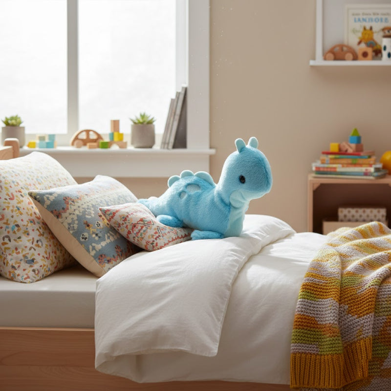 Build-A-Bear Mini Beans Snuggly Sea Monster Plush Toy - Blue