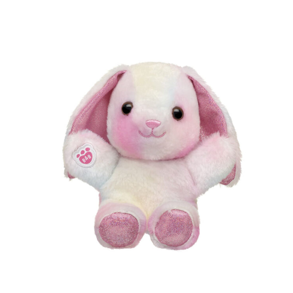 Build-A-Bear 7" Mini Beans Pastel Swirl Pawlette Bunny Plush Toy