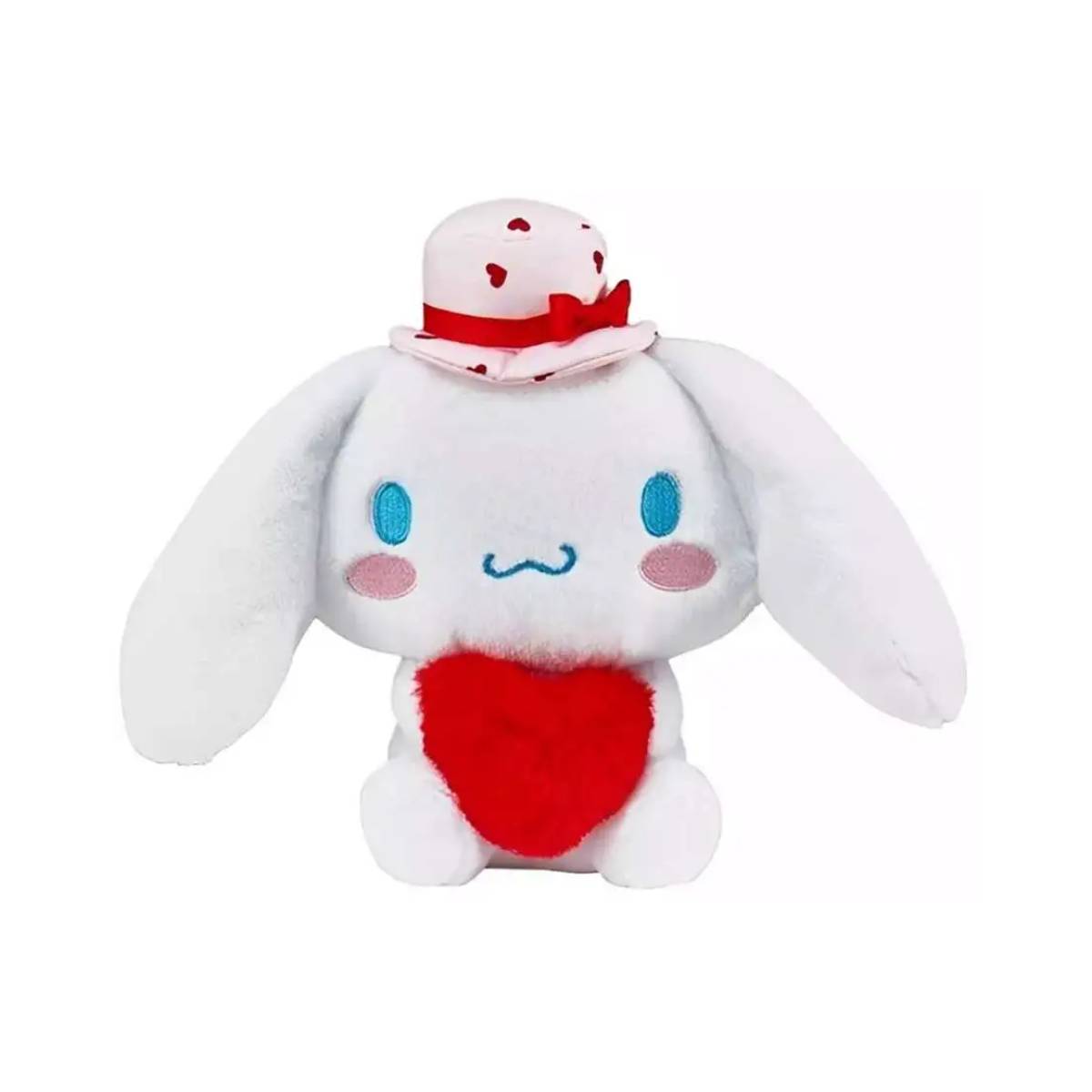 Hello Kitty Valentines Day Cinnamoroll 9.5" Plush Toy - White/Red