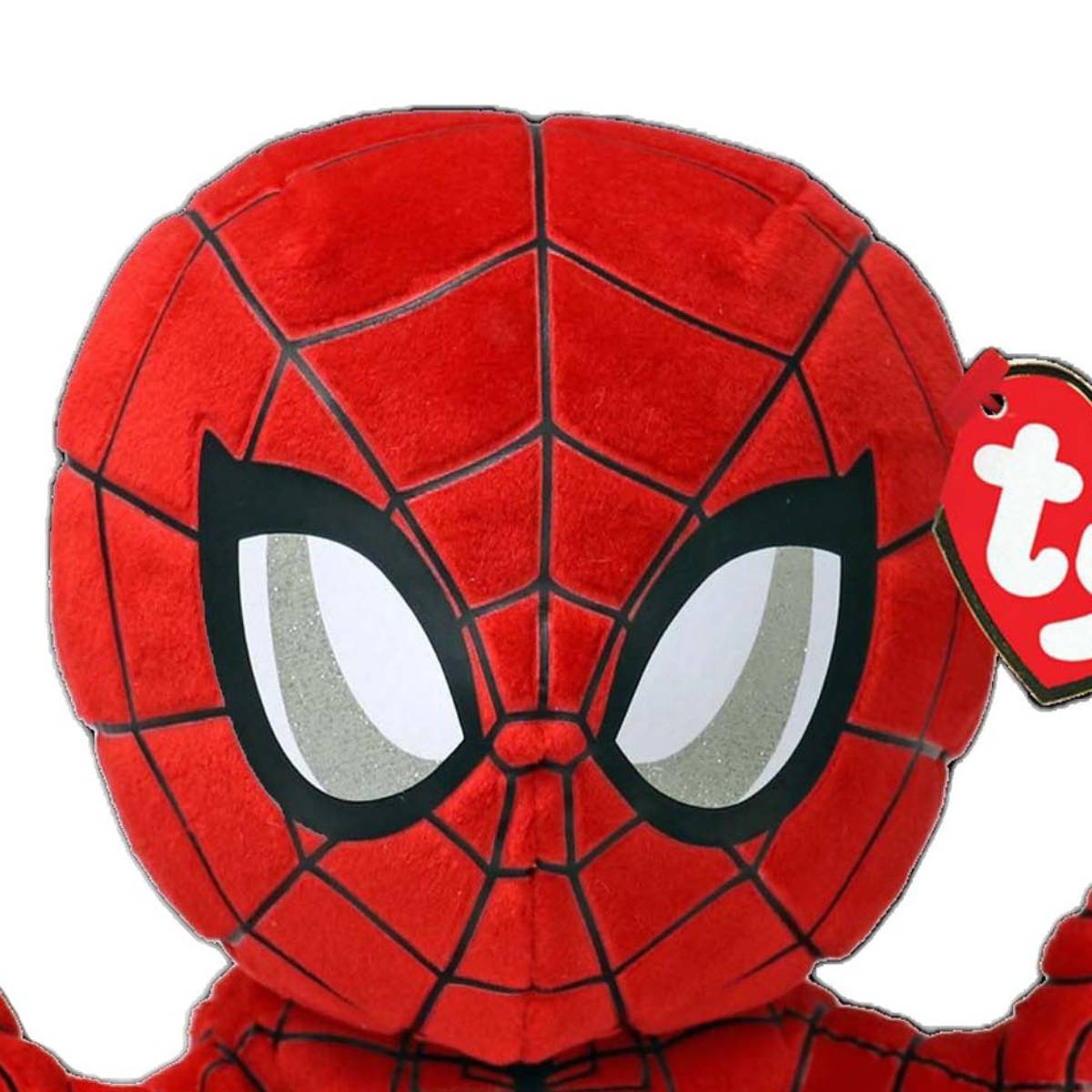 Ty Beanie Baby Marvel 8" Spiderman Soft Plush Toy - Red/Blue