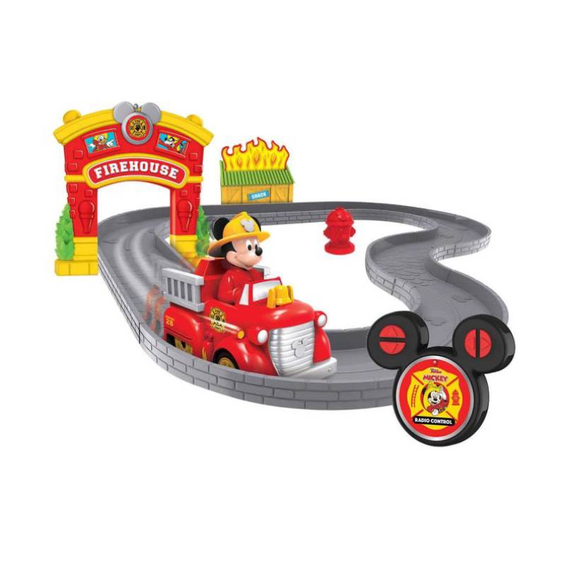 Disney Junior Mickey's Remote Control Firetruck Track Set