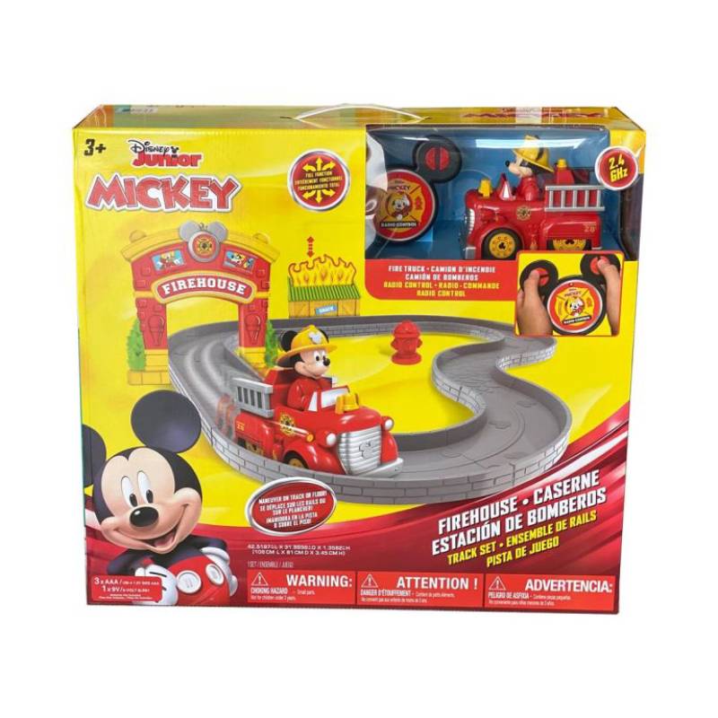 Disney Junior Mickey's Remote Control Firetruck Track Set