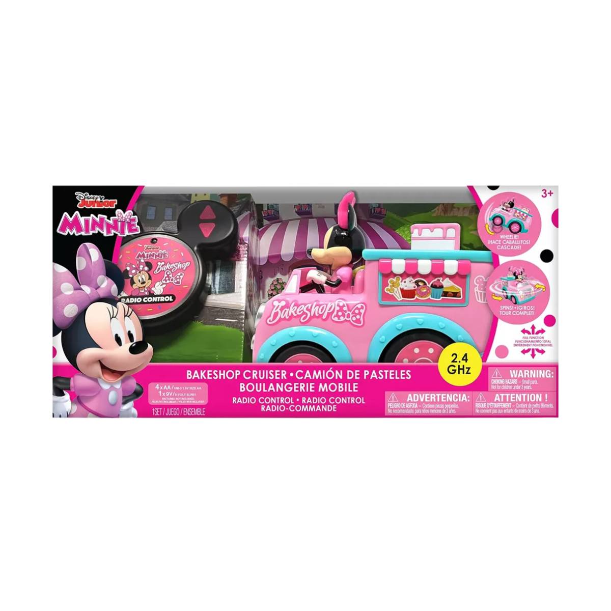 Disney Junior 9" Minnie's Remote Control Bakeshop Truck Toy - Pink